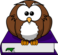 Owl and book 