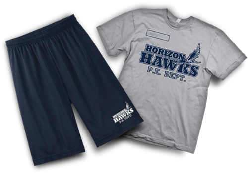 P.E. cloths 