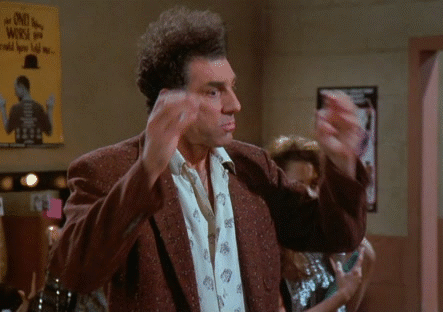 Kramer fromseinfeld has his mind blown