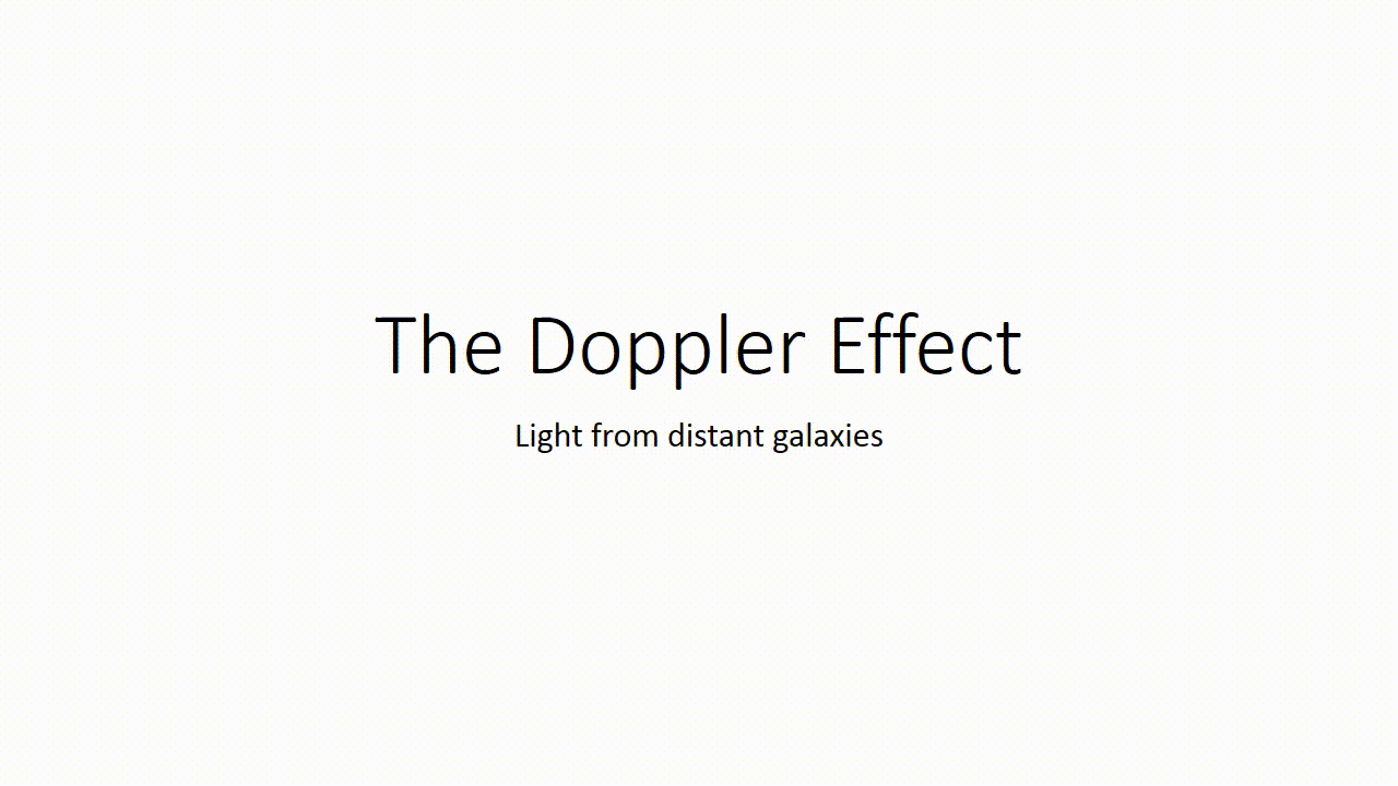the doppler effect