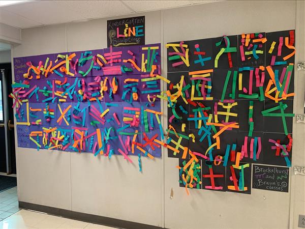 Mrs. Bannister's Kindergarten Line Art
