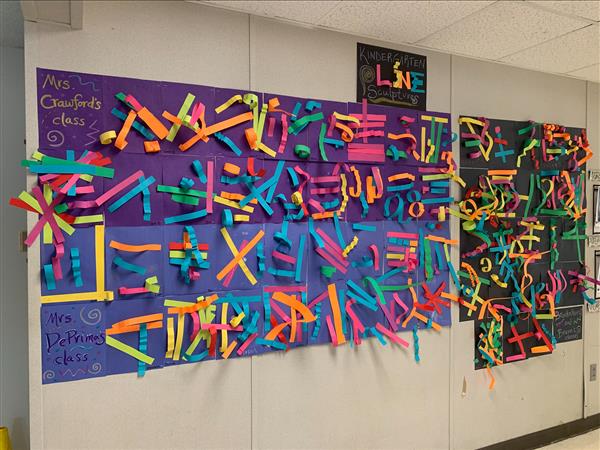 Mrs. Bannister's Kindergarten Line Art